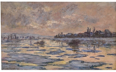 Claude Monet La Seine à Lavacourt, débâcle