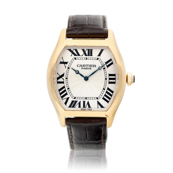 Collection Privée Cartier Paris Tortue, Reference 2763J | A large pink gold wristwatch, Circa 2000 | 卡地亞 | Collection Privée Cartier Paris Tortue 型號2763J | 粉紅金腕錶，約2000年製, Cartier