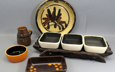 Collection of Israeli Ceramic Items Made by Karnat