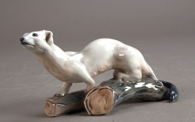 Dahl Jensen. 'Ermine', porcelain figure, no. 1121
