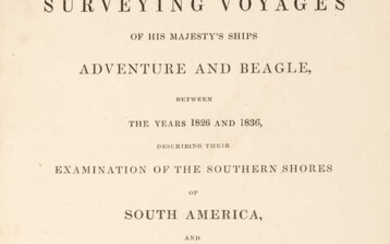 Darwin (Charles). Narrative of Adventure and Beagle, Appendix to Volume 2 only, 1839 and others
