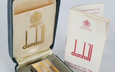 Dunhill Vintage Rollagas Silver Lighter d Mark
