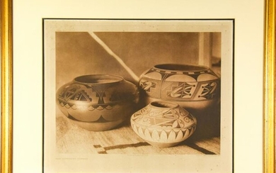 E S Curtis - Native American Pottery Photo