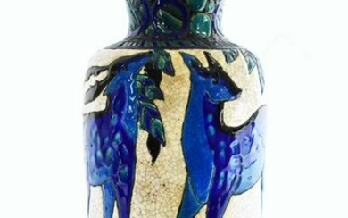 EARLY CHARLES CATTEAU POTTERY VASE