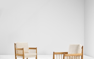 Egon Eiermann, Unique pair of armchairs, designed for Villa Vollberg, Berlin