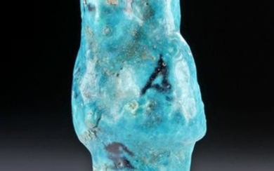 Egyptian Glazed Faience Ushabti - Beautiful Blue