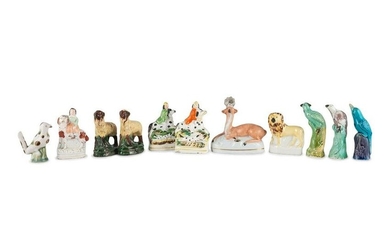 Eleven Glazed Ceramic Animal Figures