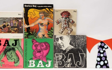 Enrico Baj (1924-2003), 'Ubu'; 'Cravatta' en diverse boeken