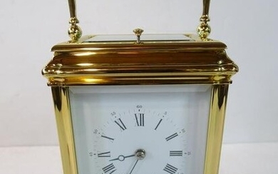 FRENCH REPEATER CARRIAGE CLOCK 7.5X3.5X4