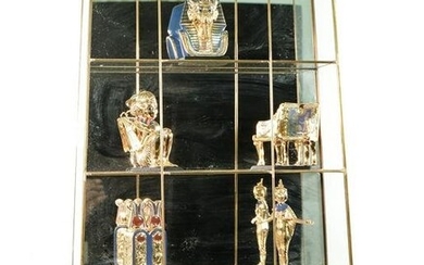 Franklin Mint King Tutankhamen Display w/Figures
