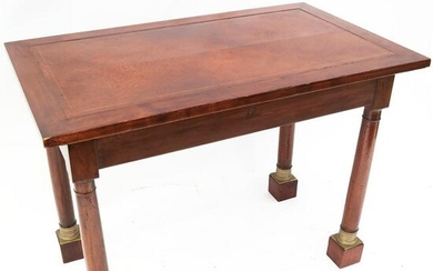 French Empire-Style Leather Top Table