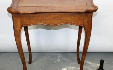 French Louis XV side table in cherry
