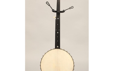 Fretless Banjo, circa 1900,stamped 'Ball B Bevan & co Lo...