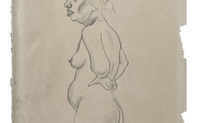 GEORGE GROSZ (1893 - 1959) Standing female nude
