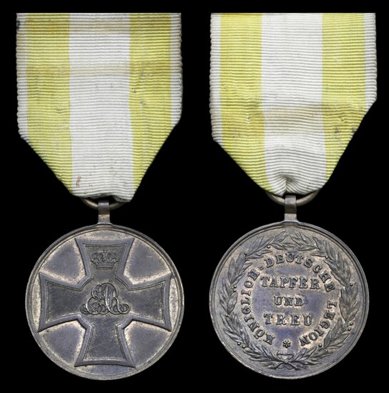 Germany, Hanover, King's German Legion Commemorative Medal 1841, 34mm, bronze, very fine
