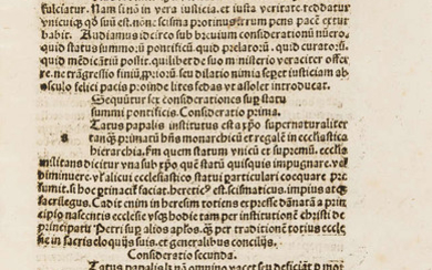 Gerson (Johannes) De statibus ecclesiasticis; De signis ruinae ecclesiae sermo; Declaratio defectuum virorum ecclesiasticorum; De modo vivendi omnium fidelium, [Augsburg], [Johann Froschauer], 1505.