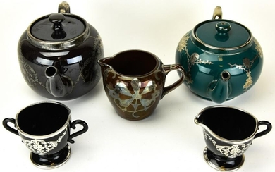 Gibsons English Silver Overlay Teapots and More