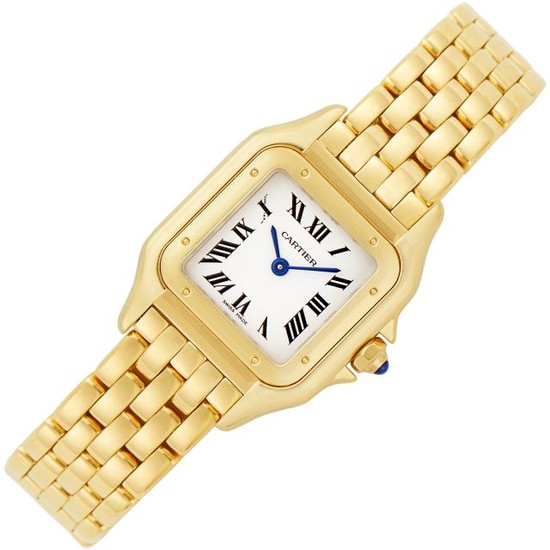Gold 'Panthère' Wristwatch, Cartier