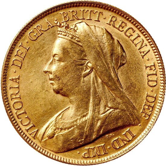 Great Britain, gold 5 pounds, CONTEMPORARY COUNTERFEIT, 1898
