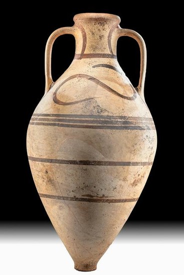 Greek Proto-Geometric Pottery Transport Amphora w/ TL