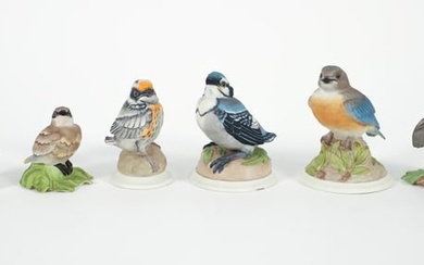 Group of 6 Boehm and Cybis Porcelain Bird Figures
