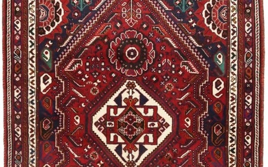 Handmade Vintage Tribal Design 4X6 Wool Oriental Rug Studio Office Decor Carpet