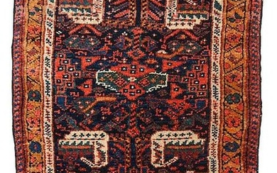 Handmade antique collectible Persian Kurdish bag face