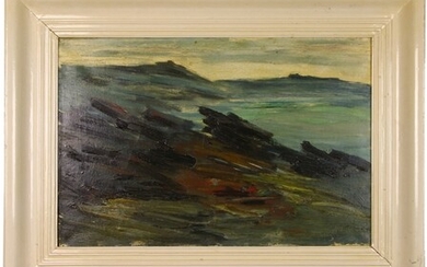 Henri Kley (1903-1977), probably coast of Bretagne, oil on canvas,...