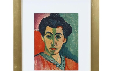 Henri Matisse Color Lithograph "The Green Stripe," 1955