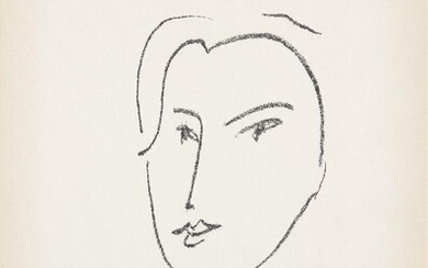 Henri Matisse, French 1869-1954- La longue mèche de cheveux, Katia [Duthuit & Matisse 661], 1951; lithograph on wove, initialled and numbered 14/25 with inkstamp, sheet 45 x 32cm (unframed) (ARR) Provenance: Acquired from The Estate of Jacquelyn...