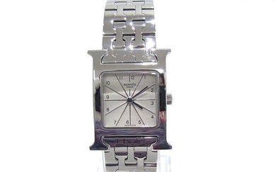 Hermes H Watch Women's Watch HH1.210 Stainless Steel SS Silver Dial