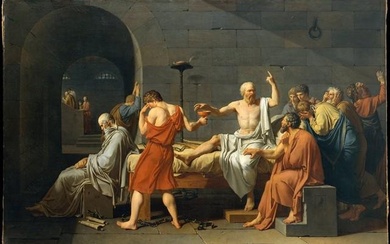 Jacques-Louis David - The Death of Socrates