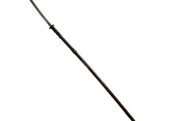 Japanese traditional Naginata spear, Shinshinto period, 1781-1876.
