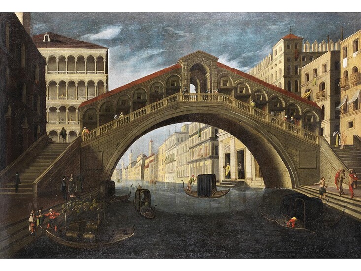Josef Heintz d. J., um 1600 Augsburg – um 1678 Venedig, Vedute mit Rialtobrücke