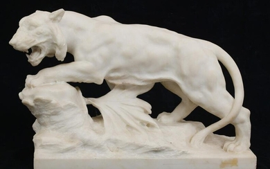 Joseph Frugoni (Italian, 1897-1923), Lion on the Hunt