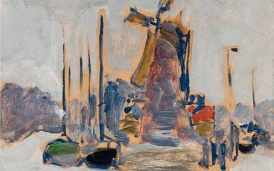 KEES VAN DONGEN (1877-1968), Bateaux à quai (Boats at dock)