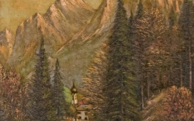 Kurt Pollmer Oil on Canvas Landscape