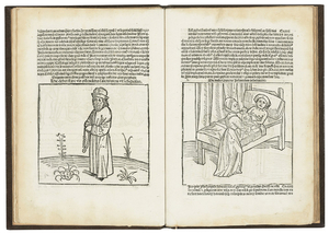 [LICHTENBERGER, Johannes, i.e. Johannes Grünbach (c. 1440-1503)]. Prognosticatio in Latino. [Heidelberg: Heinrich Knoblochtzer, after 1 April 1488].