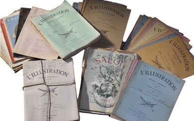 L'ILLUSTRATION, Journal universel hebdomadaire, Paris, numéros datés entre 1903 et 1938 À titre informatif :...
