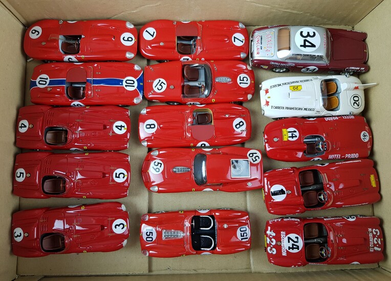 LOT de 15 véhicules échelle 1/43 métal : 1x BBR Project 43 n°15 Ferrari 750...