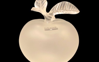 Lalique Crystal Perfume Bottle "Grande Pomme"