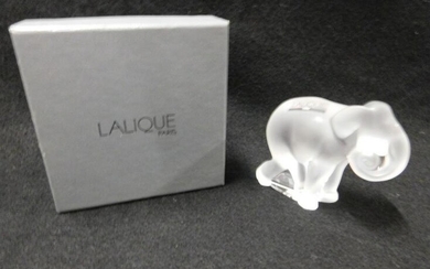 Lalique Elephant Cub