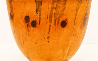 Large Wayne Omura Hawaiian Norfolk Pine Vessel
