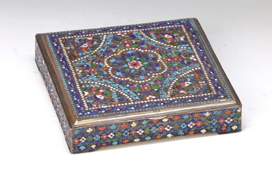 Large lid box, Russia, around 1910/20, probably...