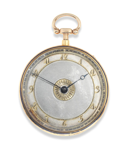 LeRoy, A Paris. A continental gold and enamel key wind open face quarter repeating pocket watch