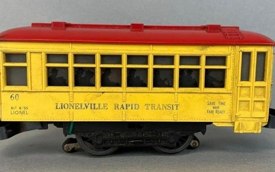 Lionel O Scale Lionelville Rapid Transit Streetcar