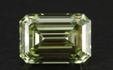 Loose 2.27 CT Lab Grown Fancy Green Diamond