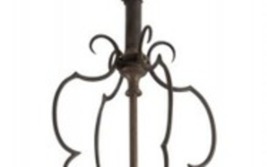 Louis XVI Parcel Gilt Iron Hall Lantern