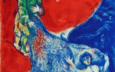 MARC CHAGALL Original Hand Signed Lithograph 1948