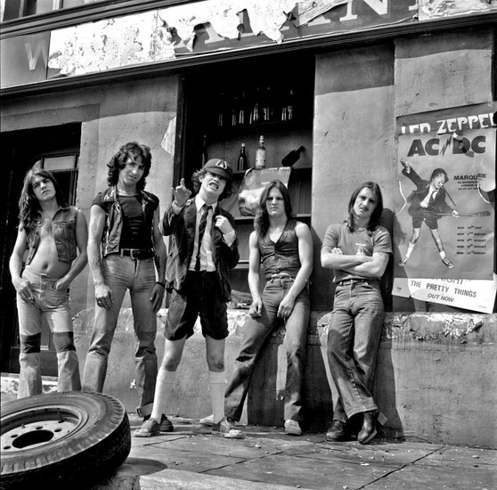 MARTYN GODDARD - AC/DC, 1976.